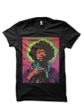 Jimi Hendrix Half Sleeve T-Shirt Style009 Hoodie, Sweatshirt | CoreVibeTees.com