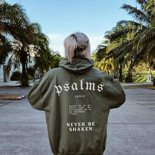 2 sides Psalm Christian Hoodie Bible Verse Hoodie Christian Merch Men Christian Streetwear Jesus Hoodie Oversize Christian Sweatshirt Jesus Apparel  T-shirt, sweater and Hoodie