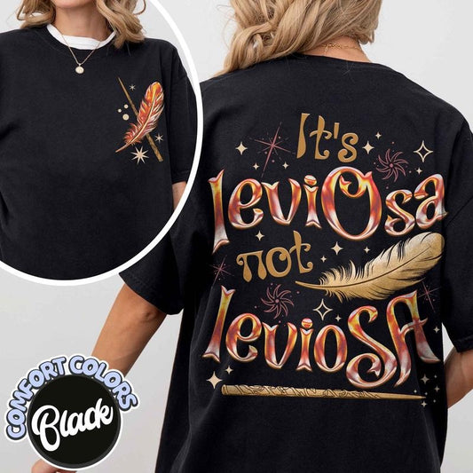 2 slides, Its Leviosa Not Leviosa T-Shirt, Hermione Shirt,Wizard Wand Shirt,Hermione Lovers Fan Shirt,Universal Studios Shirt,Hp Inspired