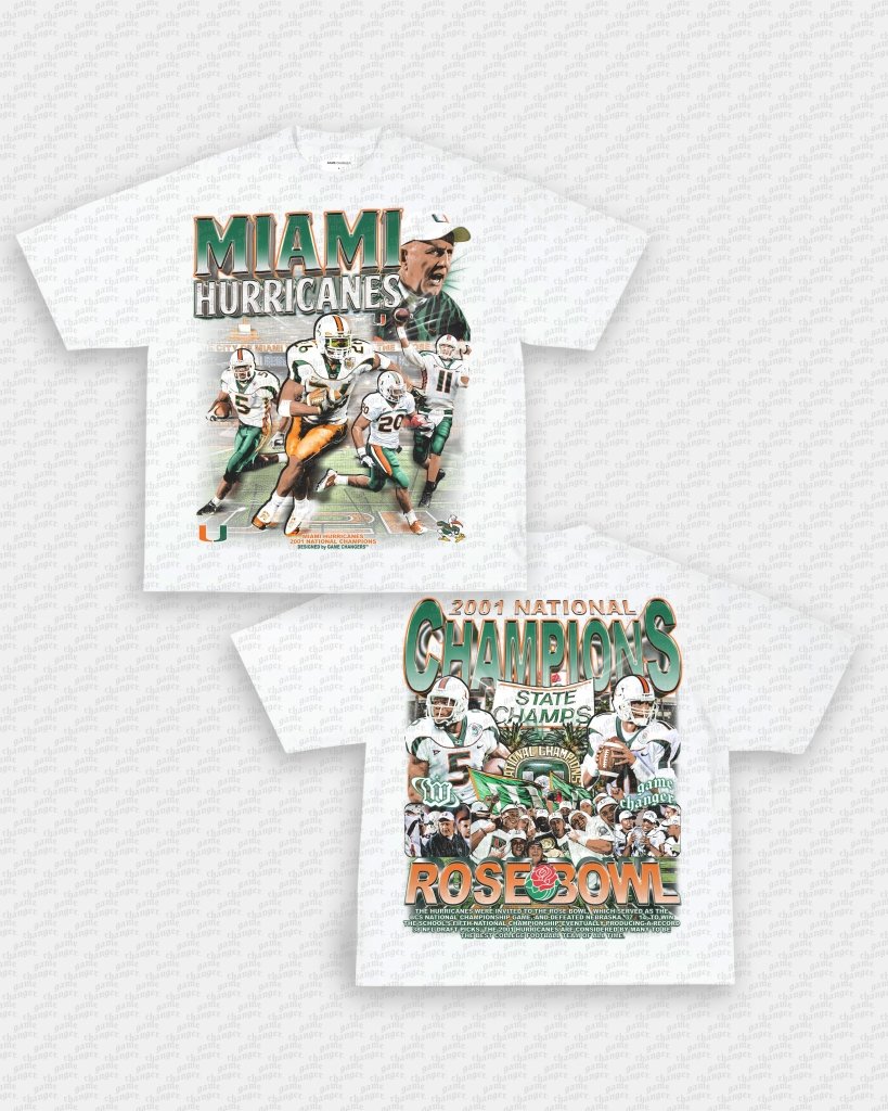 2001 NATIONAL CHAMPS - MIAMI TEE - [DS] Hoodie, Sweatshirt | CoreVibeTees.com (Image 1)