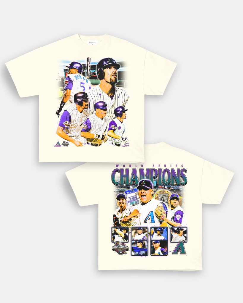 2001 WORLD SERIES CHAMPS - DIAMONDBACKS TEE - [DS] Hoodie, Sweatshirt | CoreVibeTees.com (Image 4)