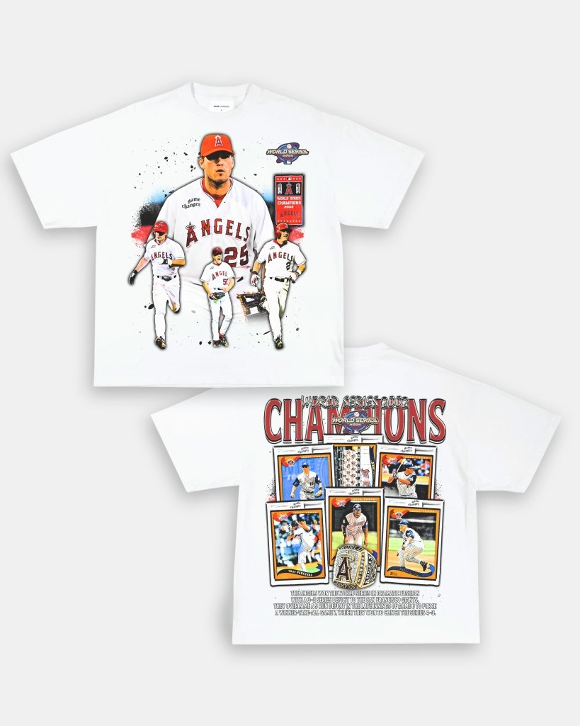 2002 WORLD SERIES CHAMPS - ANGELS TEE - [DS] Hoodie, Sweatshirt | CoreVibeTees.com (Image 1)