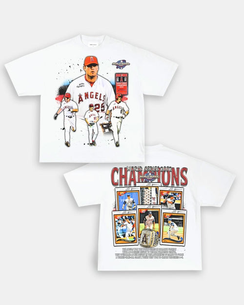 2002 WORLD SERIES CHAMPS - ANGELS TEE - [DS] Hoodie, Sweatshirt | CoreVibeTees.com (Image 1)
