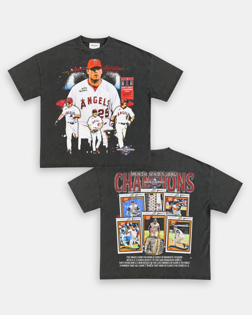 2002 WORLD SERIES CHAMPS - ANGELS TEE - [DS] Hoodie, Sweatshirt | CoreVibeTees.com (Image 4)