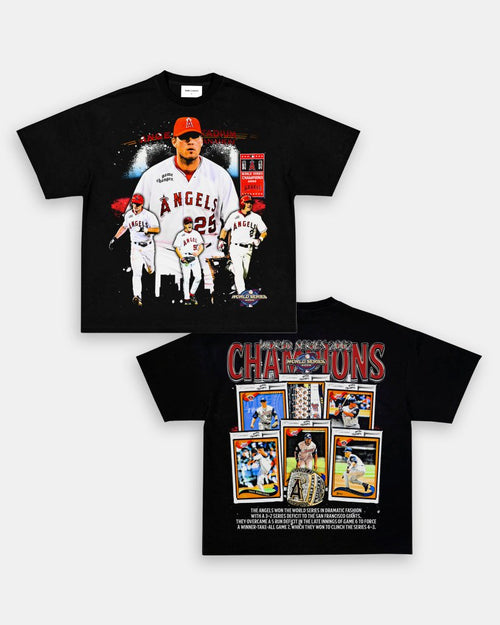 2002 WORLD SERIES CHAMPS - ANGELS TEE - [DS] Hoodie, Sweatshirt | CoreVibeTees.com (Image 2)