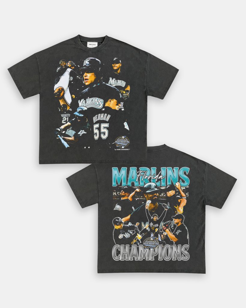2003 WORLD SERIES CHAMPS - MARLINS TEE - [DS] Hoodie, Sweatshirt | CoreVibeTees.com (Image 3)