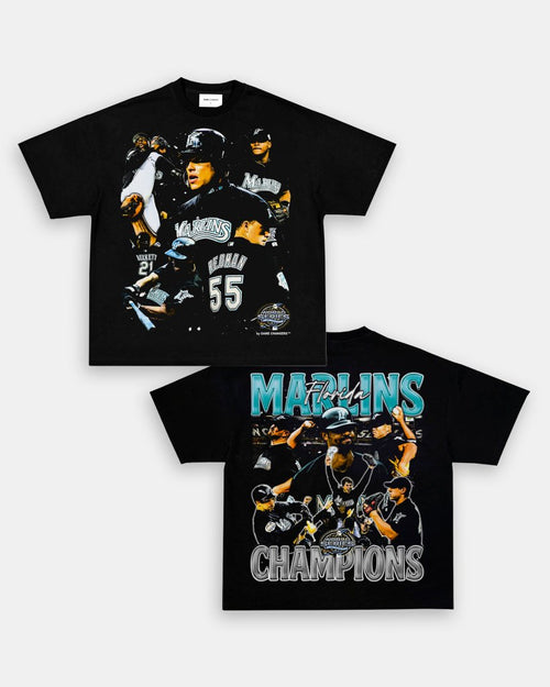 2003 WORLD SERIES CHAMPS - MARLINS TEE - [DS] Hoodie, Sweatshirt | CoreVibeTees.com (Image 1)