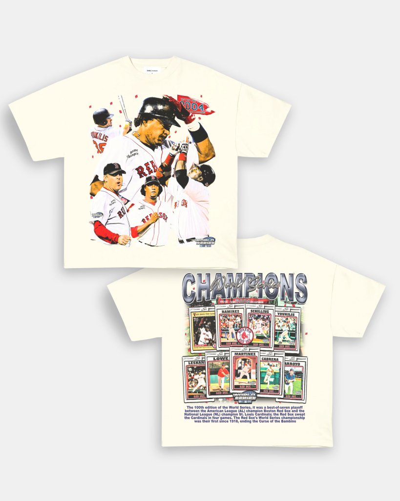 2004 WORLD SERIES CHAMPS - RED SOX TEE - [DS] Hoodie, Sweatshirt | CoreVibeTees.com (Image 4)