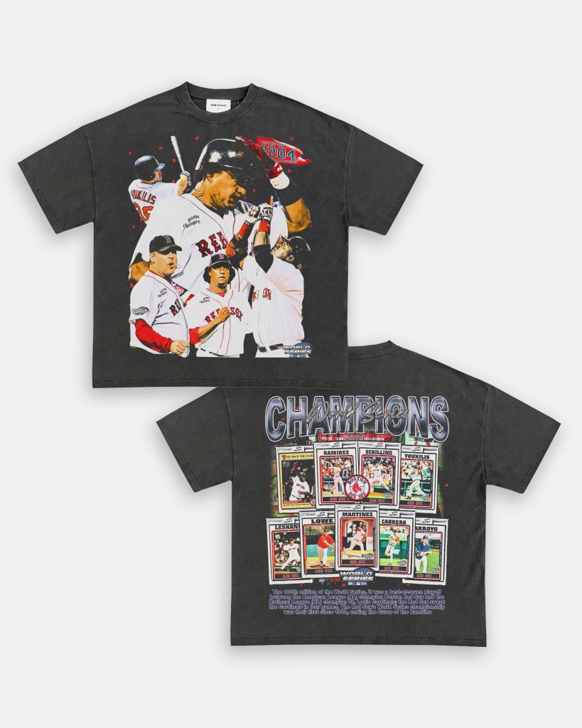 2004 WORLD SERIES CHAMPS - RED SOX TEE - [DS] Hoodie, Sweatshirt | CoreVibeTees.com (Image 3)