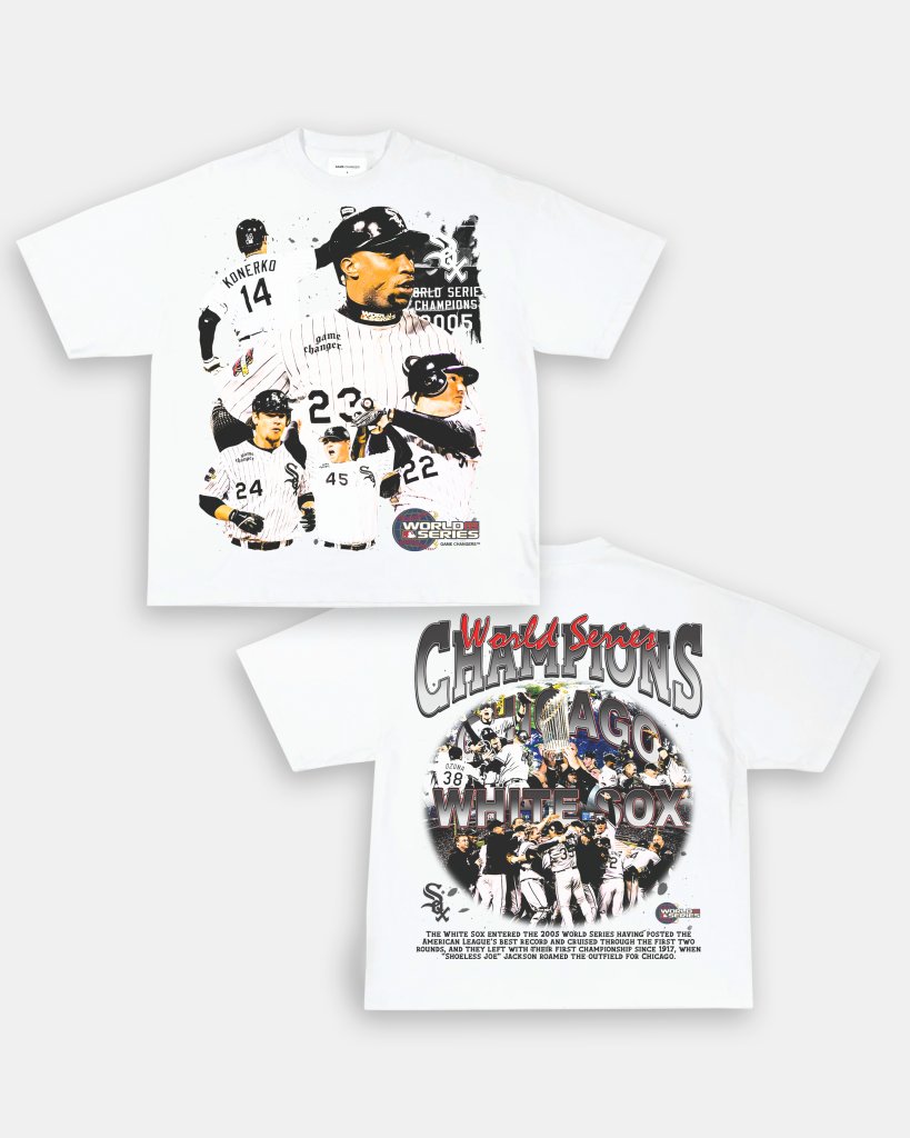 2005 WORLD SERIES CHAMPS - WHITE SOX TEE - [DS] Hoodie, Sweatshirt | CoreVibeTees.com (Image 2)