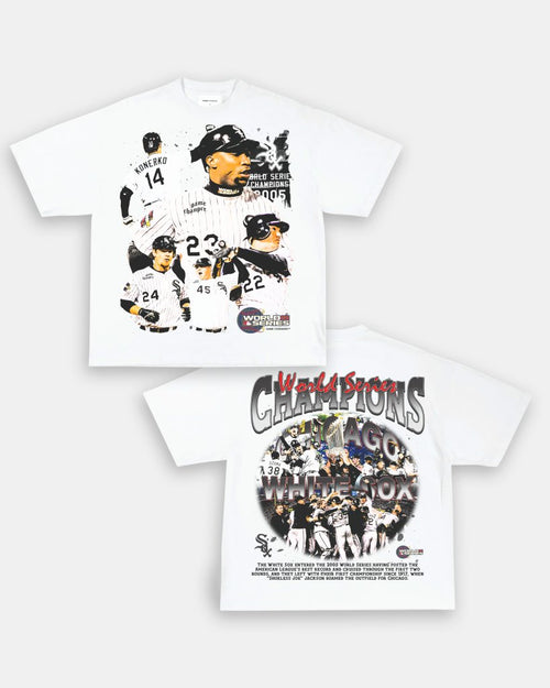 2005 WORLD SERIES CHAMPS - WHITE SOX TEE - [DS] Hoodie, Sweatshirt | CoreVibeTees.com (Image 2)