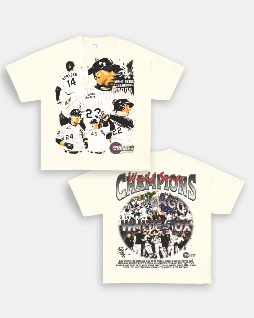 2005 WORLD SERIES CHAMPS - WHITE SOX TEE - [DS] Hoodie, Sweatshirt | CoreVibeTees.com (Image 4)