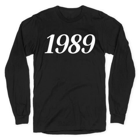 1989 Longsleeve Tee Hoodie, Sweatshirt | CoreVibeTees.com (Image 1)