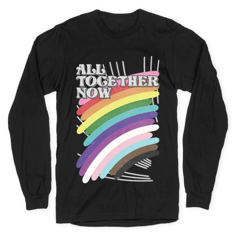 All Together Now Longsleeve Tee Hoodie, Sweatshirt | CoreVibeTees.com (Image 1)