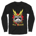 All Trash (All Might Raccoon) Longsleeve Tee Hoodie, Sweatshirt | CoreVibeTees.com (Image 1)