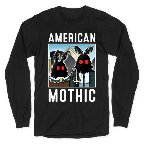 American Mothic Longsleeve Tee Hoodie, Sweatshirt | CoreVibeTees.com (Image 1)