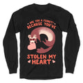 Are You A Ferret? Because You've Stolen My Heart Longsleeve Tee Style001 Hoodie, Sweatshirt | CoreVibeTees.com (Image 1)