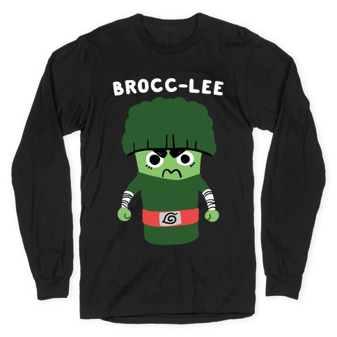 Brocc-Lee - Rock Lee Longsleeve Tee Hoodie, Sweatshirt | CoreVibeTees.com (Image 1)