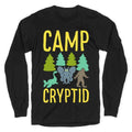 Camp Cryptid White Print Longsleeve Tee Hoodie, Sweatshirt | CoreVibeTees.com (Image 1)