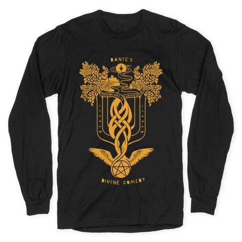 Dante's Divine Comedy Longsleeve Tee Hoodie, Sweatshirt | CoreVibeTees.com (Image 1)