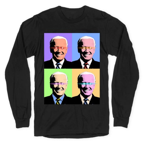 Dark Brandon Pop Art Longsleeve Tee Hoodie, Sweatshirt | CoreVibeTees.com (Image 1)