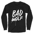 Doctor Who Bad Wolf Longsleeve Tee Hoodie, Sweatshirt | CoreVibeTees.com (Image 1)