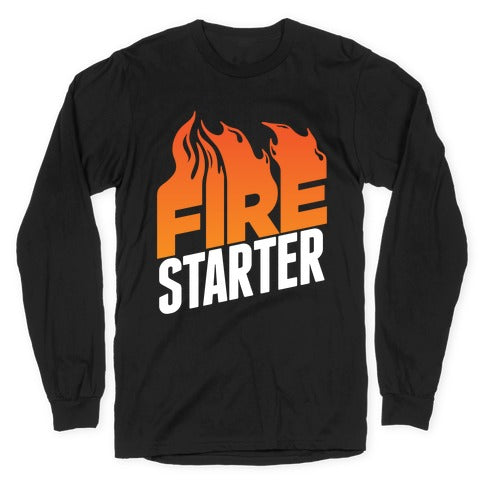 Fire Starter Longsleeve Tee Hoodie, Sweatshirt | CoreVibeTees.com (Image 1)