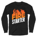 Fire Starter Longsleeve Tee Hoodie, Sweatshirt | CoreVibeTees.com (Image 1)