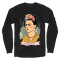 Frida #Selfie Longsleeve Tee Hoodie, Sweatshirt | CoreVibeTees.com (Image 1)