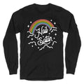 Hail Satan Rainbow Longsleeve Tee Hoodie, Sweatshirt | CoreVibeTees.com (Image 1)