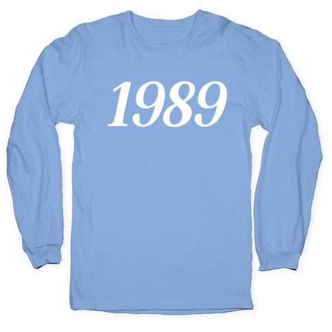 1989 Longsleeve Tee Hoodie, Sweatshirt | CoreVibeTees.com (Image 2)