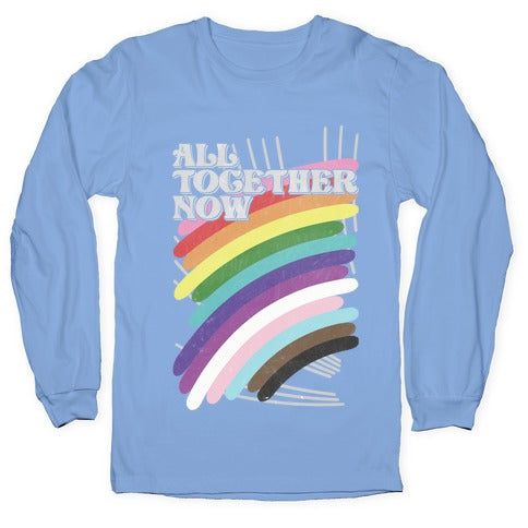 All Together Now Longsleeve Tee Hoodie, Sweatshirt | CoreVibeTees.com (Image 2)
