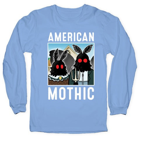 American Mothic Longsleeve Tee Hoodie, Sweatshirt | CoreVibeTees.com (Image 2)