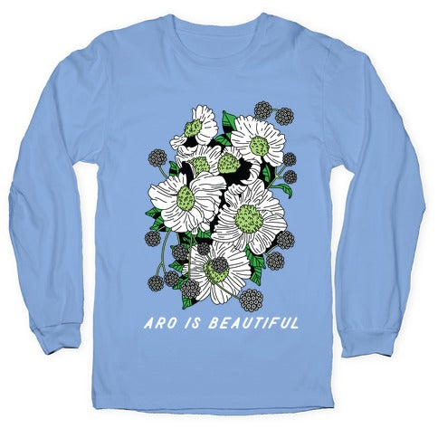 Aro is Beautiful Longsleeve Tee Hoodie, Sweatshirt | CoreVibeTees.com (Image 2)