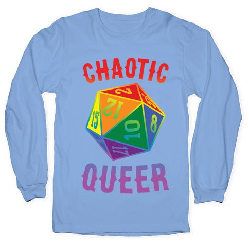 Chaotic Queer Longsleeve Tee Style001 Hoodie, Sweatshirt | CoreVibeTees.com (Image 2)