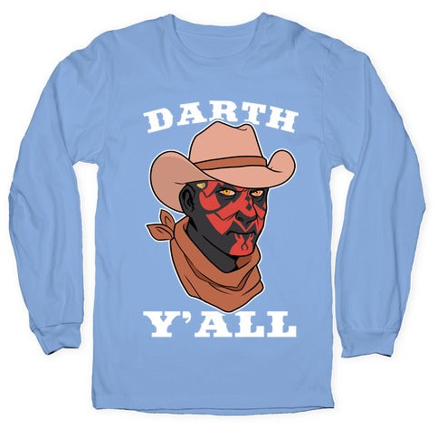 Darth Y'all Longsleeve Tee Hoodie, Sweatshirt | CoreVibeTees.com (Image 2)