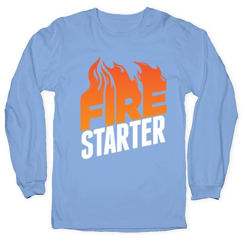 Fire Starter Longsleeve Tee Hoodie, Sweatshirt | CoreVibeTees.com (Image 2)