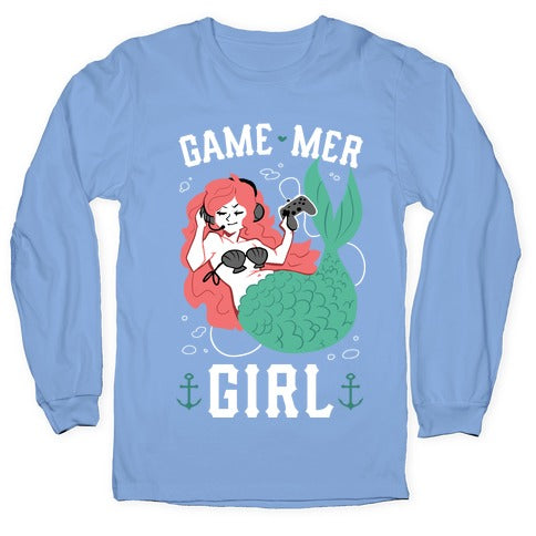 Game Mer Girl Longsleeve Tee Hoodie, Sweatshirt | CoreVibeTees.com (Image 2)