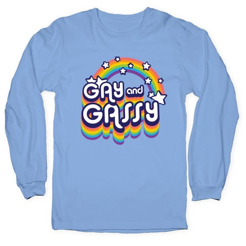 Gay and Gassy Rainbow Longsleeve Tee Hoodie, Sweatshirt | CoreVibeTees.com (Image 2)