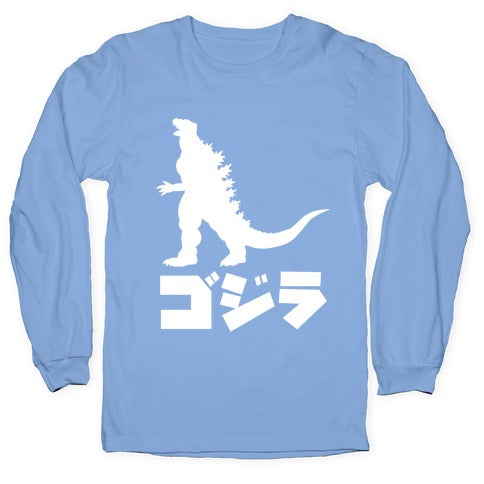 Godzilla Longsleeve Tee Style001 Hoodie, Sweatshirt | CoreVibeTees.com (Image 2)