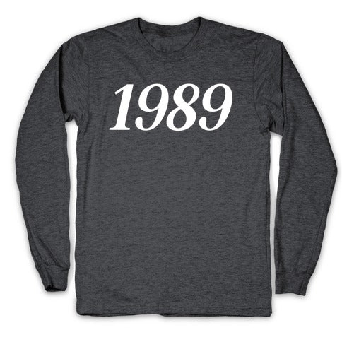 1989 Longsleeve Tee Hoodie, Sweatshirt | CoreVibeTees.com (Image 3)