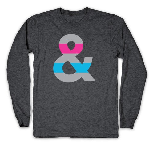 Androgynous Ampersand Longsleeve Tee Hoodie, Sweatshirt | CoreVibeTees.com (Image 3)