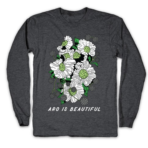 Aro is Beautiful Longsleeve Tee Hoodie, Sweatshirt | CoreVibeTees.com (Image 3)