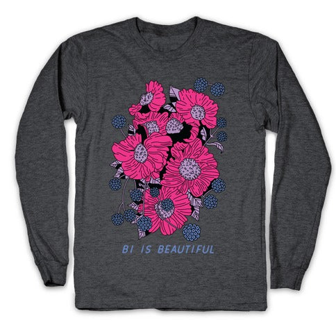 Bi is Beautiful Longsleeve Tee Hoodie, Sweatshirt | CoreVibeTees.com (Image 3)