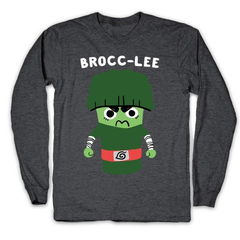 Brocc-Lee - Rock Lee Longsleeve Tee Hoodie, Sweatshirt | CoreVibeTees.com (Image 3)