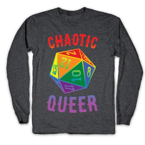 Chaotic Queer Longsleeve Tee Style001 Hoodie, Sweatshirt | CoreVibeTees.com (Image 3)