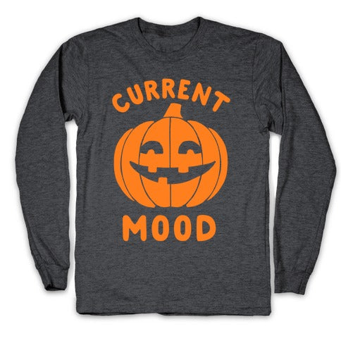 Current Mood: Halloween Longsleeve Tee Hoodie, Sweatshirt | CoreVibeTees.com (Image 3)