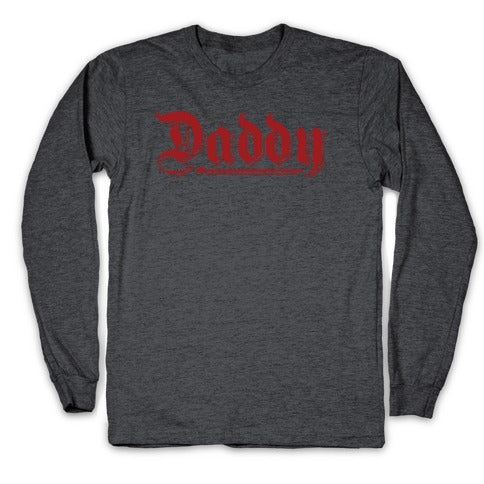 Daddy Gothic Longsleeve Tee Hoodie, Sweatshirt | CoreVibeTees.com (Image 3)