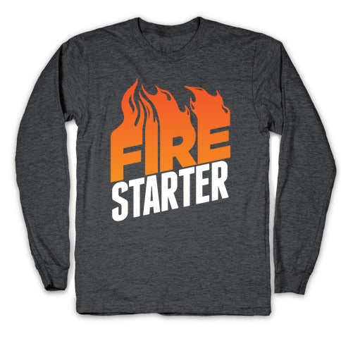 Fire Starter Longsleeve Tee Hoodie, Sweatshirt | CoreVibeTees.com (Image 3)