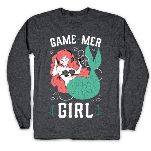 Game Mer Girl Longsleeve Tee Hoodie, Sweatshirt | CoreVibeTees.com (Image 3)